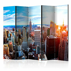 Paris Prix Paravent 5 Volets Sunrise Over Manhattan 172x225cm