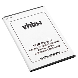 vhbw Li-Polymère batterie 2250mAh (3.8V) pour téléphone portable mobil smartphone Ulefone Paris, Paris X 