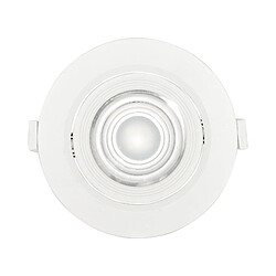 Avis BRAYTRON Spot COB LED encastrable rond blanc orientable 10W IP20 3000K