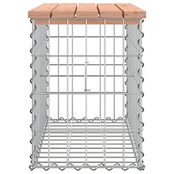 Acheter Maison Chic Banc jardin| Banc d'extérieur | Chaise design gabion 63x31,5x42 cm bois massif de douglas -GKD23505