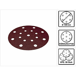 Festool STF D150/16 Rubin2 Disque abrasif P100 RU2/50 150 mm / 50 pcs ( 499120 ) 