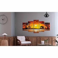 Paris Prix Tableau Imprimé Safari Chaud 100 x 200 cm