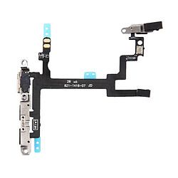 Wewoo Pour iPhone 5 Bouton d'alimentation et de volume Câble flexible Flex Cable avec supports pièce détachée