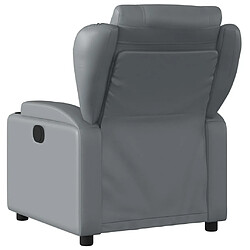 Acheter Maison Chic Fauteuil Relax pour salon, Fauteuil inclinable électrique Gris Similicuir -GKD71965