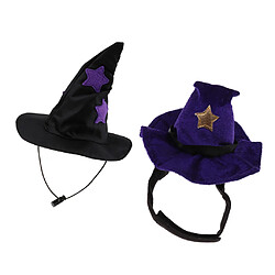 Avis Magic Funny Halloween Pet Cat Petit Chapeau de chien avec Star Costume Pet Supplies Noir