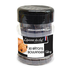 Scrapcooking 30 Bâtons de boulanger chocolat noir 160 g