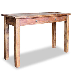 Maison Chic Table console | Meuble d'entrée | Table d'appoint Bois de récupération massif 123 x 42 x 75 cm -GKD47918