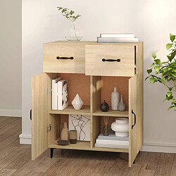 Avis Maison Chic Buffet,Meuble de Rangement,commode pour salon,Cuisine chêne sonoma 69,5x34x90 cm bois d'ingénierie -MN41535