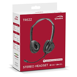 Speedlink TREZZ casque stereo, noir pas cher