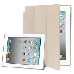 Wewoo Smart Cover blanc pour iPad 4 / nouvel 3 / 2 Étui en cuir à 4 pochettes Slim Smart Cover avec support et Fonction Sleep / Wake-up 