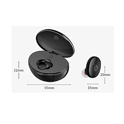 YP Select Single Wireless Bluetooth 4.2 Stereo Mini Earphones In-Ear Earbuds Headsets Noir pas cher