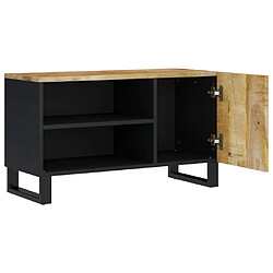 Acheter Maison Chic Meuble TV scandinave - Banc TV pour salon 80x33x46 cm bois de manguier et d'ingénierie -MN73781