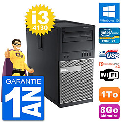 PC Tour Dell 9020 Intel Core i3-4130 RAM 8Go Disque Dur 1To Windows 10 Wifi - Occasion