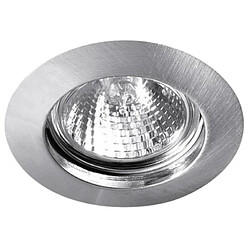 spot encastré - rond - aric fixo - gu5.3 - nickel - sans lampe - aric 4857