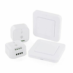 Chacon Lot de 2 modules éclairage DiO Connected Home avec 2 interrupteurs sans fil