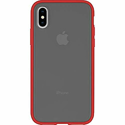 Avis Mercury Coque Peach Garden Bi-Matiere avec Dos Fume pour Apple iPhone X/XS, Rouge