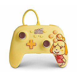 PowerA Manette de jeu filaire Animal Crossing Isabelle pour Nintendo Switch (Jaune)