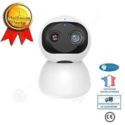 INN® Caméra de surveillance robot binoculaire HD home caméra WiFi à distance intérieure multifonctionnelle