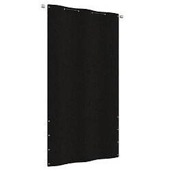 vidaXL Écran de balcon Noir 120x240 cm Tissu Oxford