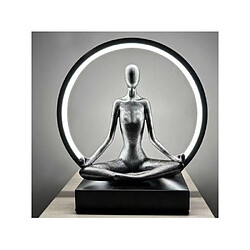 Magneticland Lampe LED Sculpture Femme Méditation Collection INTERIOR