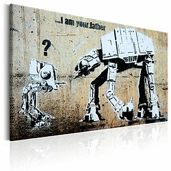 Paris Prix Tableau Imprimé I Am Your Father - Banksy 80 x 120 cm 