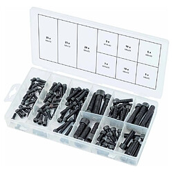 KS Tools Assortiment de vis hexagonales 106 pcs Métrique 