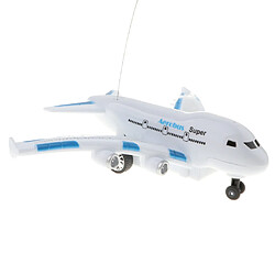 aerobus télécommandé avion jouet rc enfants enfants jouets cadeaux bleu