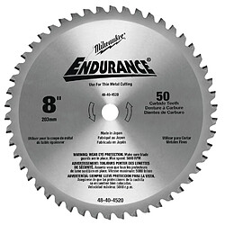 Lame scie circulaire métal MILWAUKEE Ø 203 mm - 50 dents - 48404520 