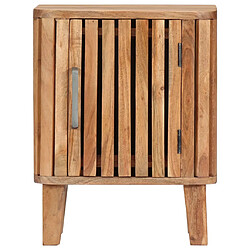 vidaXL Table de chevet 40 x 30 x 50 cm Bois d'acacia massif