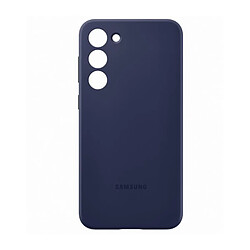 Coque en silicone pour Samsung Galaxy S23+ 5G Bleu