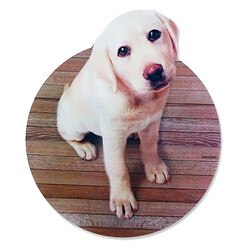 Totalcadeau Tapis de souris informatique chiot labrador chien