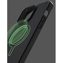 Itskins Coque pour iPhone 14 Pro Max Renforcée Ballistic Nylon R Compatible MagSafe Noir