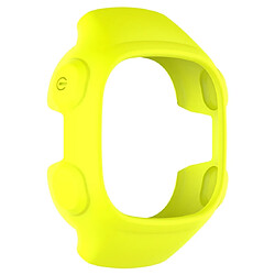 Wewoo Boîtier de montre Étui de protection en silicone Smart Watch pour Garmin Forerunner 10/15 Jaune