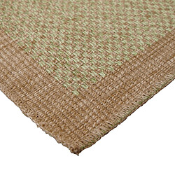 Avis Thedecofactory JUTA FLAT RECNAT - Tapis effet jute naturel vert 160x230