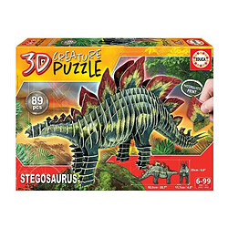 Educa Borras EDUCA - Puzzle - Stegosaurus 3D Creature Puzzle 