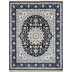 Hadorn Tapis 244x152 bleu Classical