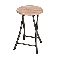 Urban Living Tabouret d'appoint pliable industriel Dock - Noir Urban Living - Tabouret d'appoint pliable industriel Dock - Noir - Industriel