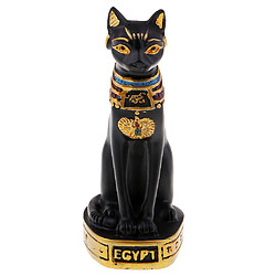 résine égyptien chat déesse bast bastet statue sculpture maison décoration noir