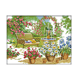 point de croix naissance diamant complet Lots Point de Croix Tissus à Broder 14ct Conception Jardin 35x28cm