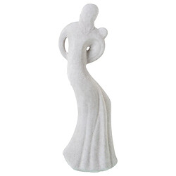 Figurine Décorative Alexandra House Living Beige Céramique Femme Bébé 15 x 15 x 47 cm pas cher