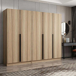 Hanah Home Armoire en aggloméré effet chêne Kale Plus.