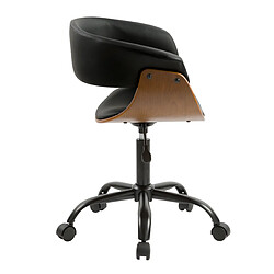 Acheter Rendez Vous Deco Chaise de bureau Basile noire