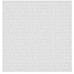 vidaXL Panneau de grillage de jardin Acier inox 100x85 cm 20x10x2 mm