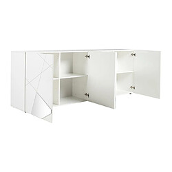 Acheter Vente-Unique Buffet CANTIANO - 4 portes - Blanc laqué