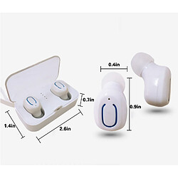 Nw 1776 avec compartiment de chargement 5.0 oreilles, mini oreillette Bluetooth sans fil