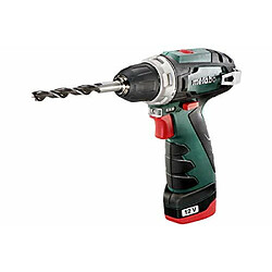 VISSEUSE 12V POWERMAXX BS BASIC avec 2 batteries 2Ah chargeur en coffret METABO 600984500