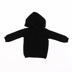 Pull de poupée Noire Haut à Capuche Tissu