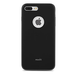 Coque Moshi iGlaze iPhone 7 plus noir avec entourage gel 