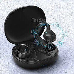 GUPBOO Casque Bluetooth 5.1 Casque antibruit Bluetooth sans fil Casque stéréo sport Casque avec micro 