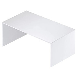 Webmarketpoint Grand bureau en bois de frêne blanc 150x73x h73 cm 